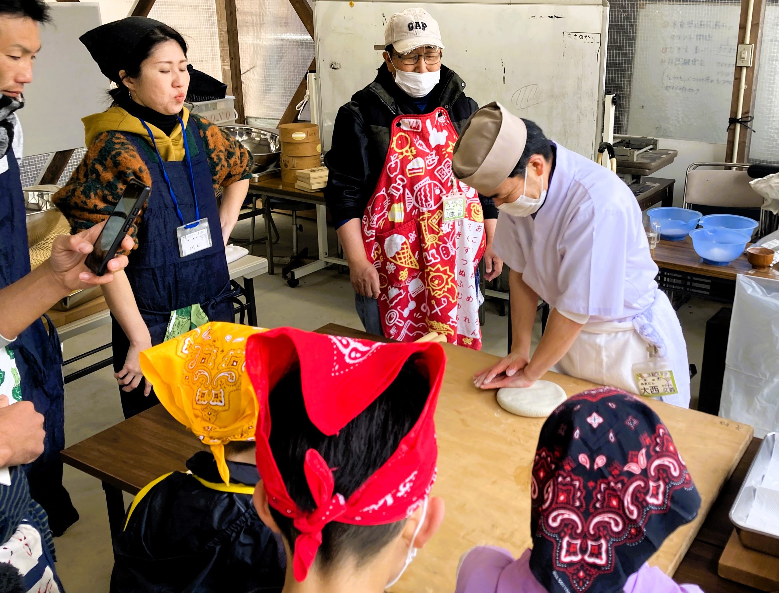 蕎麦打ちに挑戦！